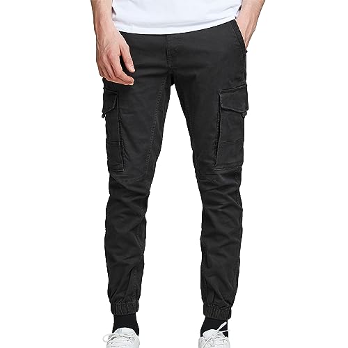 Jack & Jones Schwarze Cargohose