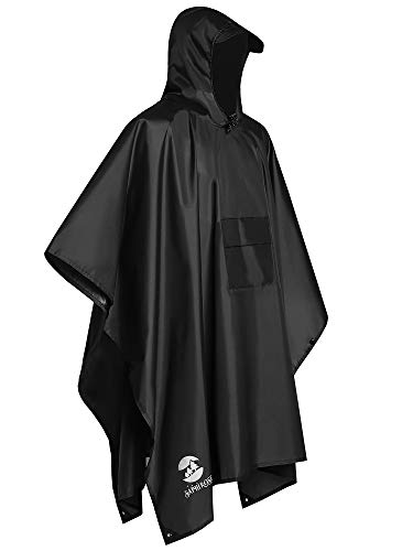 Saphirose Poncho Regenponcho