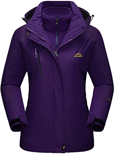 Tacvasen Regenjacke Mit Fleece