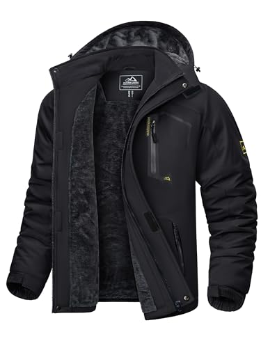 Kefitevd Wasserdichte Winterjacke Für Herren