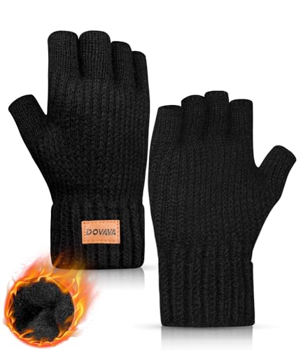 Dovava Fingerlose Handschuhe Für Herren