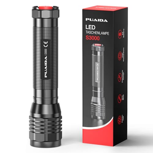 Puaida Led Taschenlampe Mit 5000 Lumen