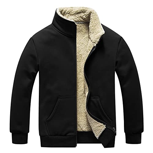 Generic Fleecejacke Mit Teddyfutter Für Herren