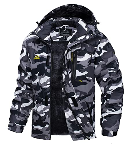 Tacvasen Wasserdichte Atmungsaktive Outdoorjacke